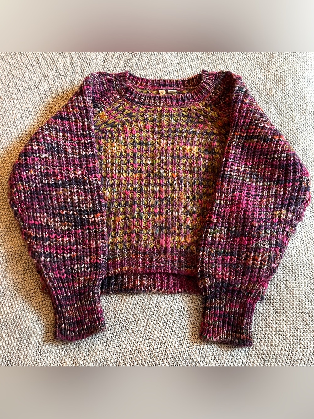 Moth for Anthropologie Hillwalk Sweater in Wool Mohair Blend Women’s Size Small